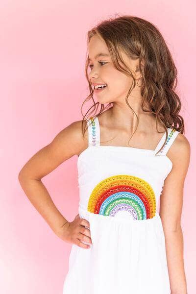 Lola + The Boys DRESS Crystal Rainbow Sun Dress