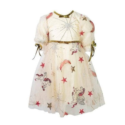 Lola + The Boys Dress Golden Star Party Dress