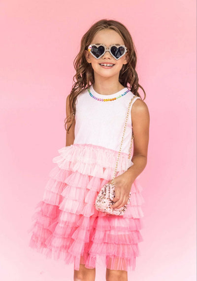 Lola + The Boys DRESS Ombre Jewel Dress