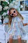 Lola + The Boys Dress Pastel Stars Dress