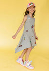 Lola + The Boys DRESS Patch T Shirt Dress