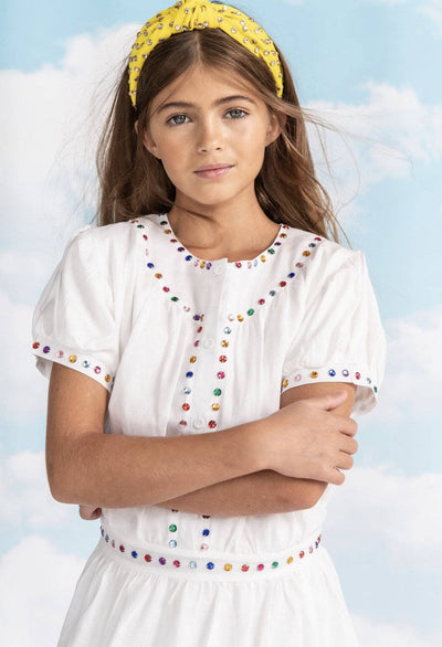 Lola + The Boys Dress Rainbow Jewel Dress