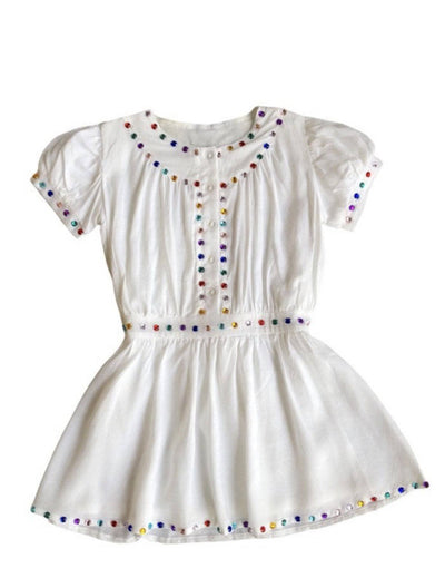 Lola + The Boys Dress Rainbow Jewel Dress