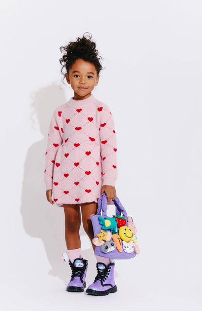 Lola + The Boys Dress Sweetheart Sweater Dress