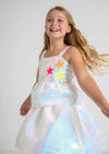 Lola + The Boys DRESS Tiered Stars Sequin Dress