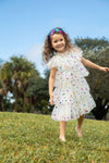 Lola + The Boys DRESSES Foil Polka Dot Tulle Dress