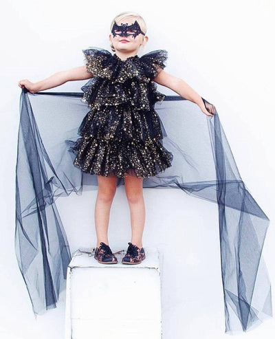 Lola + The Boys Dresses Gold Star Tulle Dress