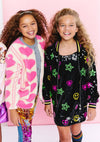 Lola + The Boys Dresses Peace and Love Sequin Tank Dress (Pre Order Ships 10/29)