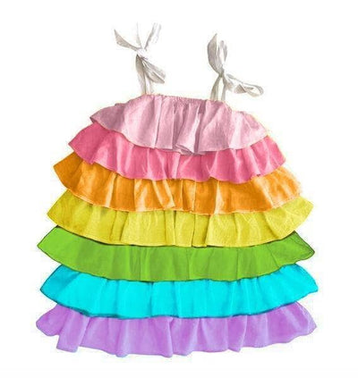 Lola + The Boys DRESSES ruffle pastel sun dress