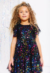 Lola + The Boys Dresses Shining Rainbow Star Tulle Dress