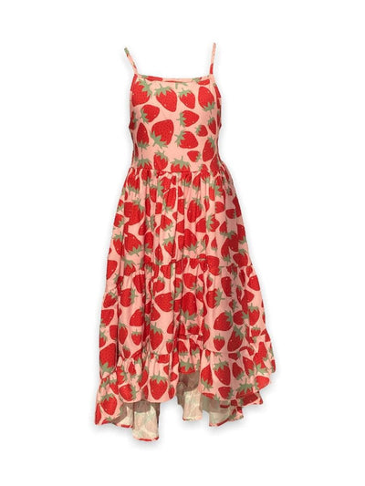 Lola & The Boys Dresses Strawberry High Low Dress