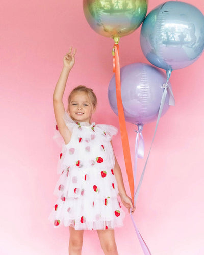 Lola + The Boys DRESSES Strawberry Tulle Dress