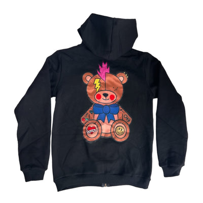 Lola + The Boys Emoji Punk Bear Hoodie