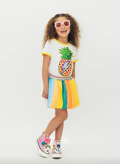 Lola + The Boys Flash Pineapple T Shirt