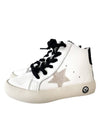 Lola + The Boys footwear Black Happy High-Top Sneaker