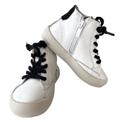 Lola + The Boys footwear Black Happy Star HighTop Sneaker