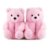 Lola & The Boys Footwear Pink Fuzzy Bear Slippers