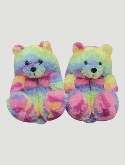 Lola & The Boys Footwear Fuzzy Bear Slippers