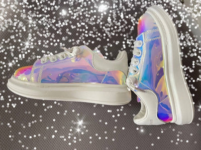 Lola + The Boys Footwear Hologram magic Sneaker