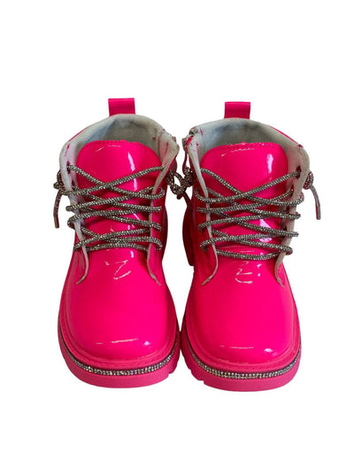 Lola + The Boys footwear Hot Pink Crystal Boots