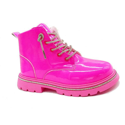 Lola + The Boys footwear Hot Pink Crystal Boots