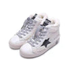 Lola + The Boys Footwear Sherpa Star High Top Sneakers - PREORDER SHIPS 9/8