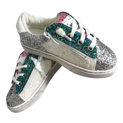 Lola & The Boys Footwear Star Girl Glitter Sneakers