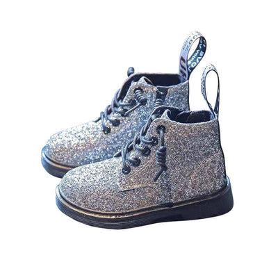 Lola + The Boys Footwear 26 / Silver Stardust Boots