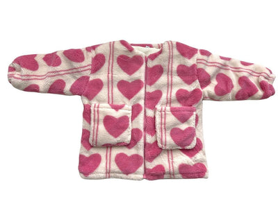 Lola + The Boys Fuzzy Hearts Jacket