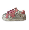 Lola + The Boys GLITTER PINK STAR SNEAKER