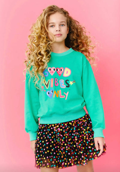 Lola + The Boys Good Vibes Sweatshirt