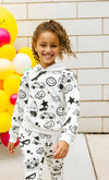 Lola + The Boys Graffiti Ice Cream Hoodie Set