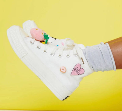 Lola + The Boys Happy Feet High Top Sneakers