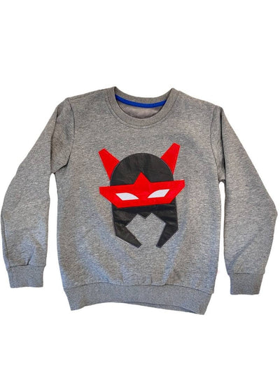 Lola + The Boys Hero leather Mask Sweatshirt