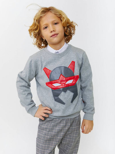 Lola + The Boys Hero Leather Mask Sweatshirt