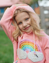 Lola + The Boys Hoodie Happy Rainbow Candy Hoodie