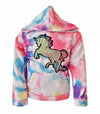 Lola + The Boys Hoodie Rainbow Tie Dye Unicorn Hoodie