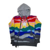 Lola + The Boys Hoodie Shooting Star Rainbow Sweater