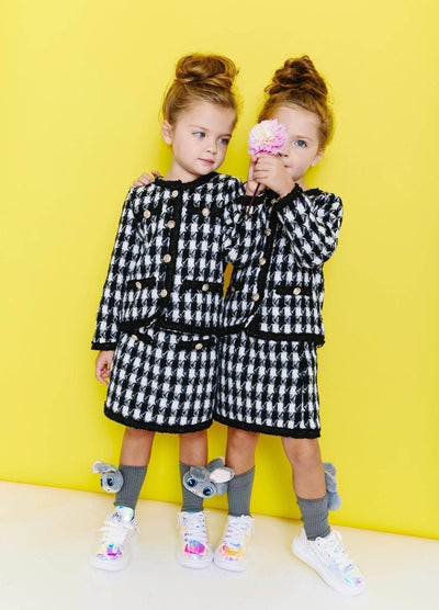 Lola + The Boys Houndstooth Suit