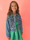 Lola + The Boys JACKET Jelly Bean Denim Jacket