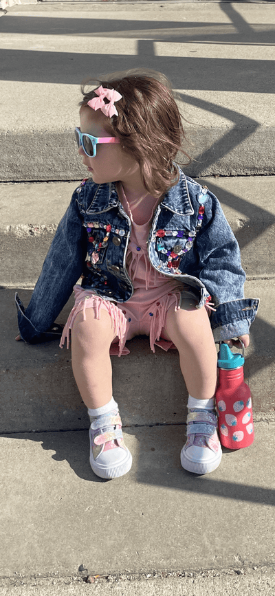 Lola + The Boys JACKET Jelly Bean Denim Jacket