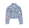 Lola + The Boys JACKET You Rock Painted Denim