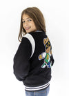 Lola & The Boys Jackets & Bombers Bear Varsity Bomber Jacket