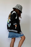 Lola & The Boys Jackets & Bombers Bear Varsity Bomber Jacket