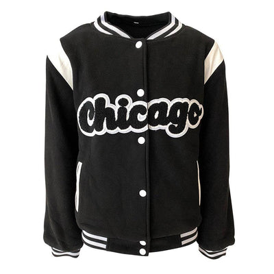 Lola + The Boys Jackets & Bombers Chicago Varsity Bomber Jacket- preorder ships 11/1