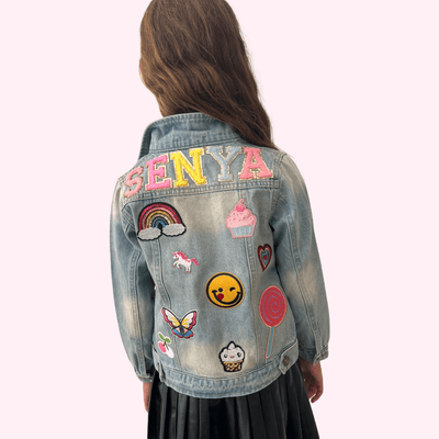 Lola & The Boys Jackets & Bombers Customizable Patch Denim Jacket