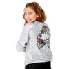 Lola & The Boys Jackets & Bombers Girls Unicorn Sequin Bomber