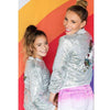 Lola & The Boys Jackets & Bombers Girls Unicorn Sequin Bomber