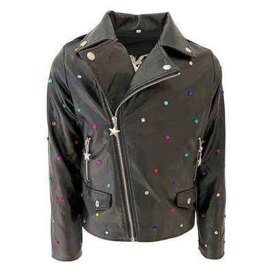 Lola + The Boys Jackets & Bombers Infinity Stone Gem Vegan Jacket