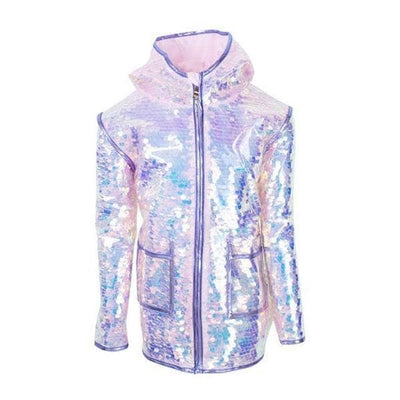 Lola + The Boys Jackets & Bombers Paillette Magic Rain Jacket